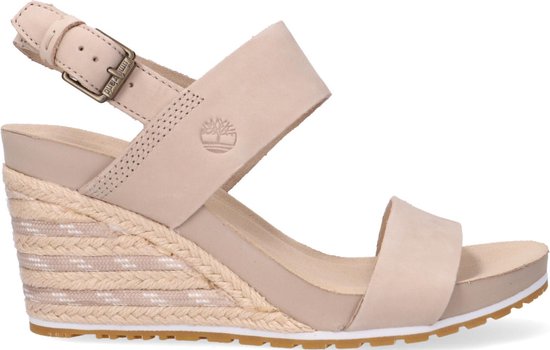 Timberland Capri Sunset Wedge Sandalen Met Sleehak Dames Groen - Schoenen.nl