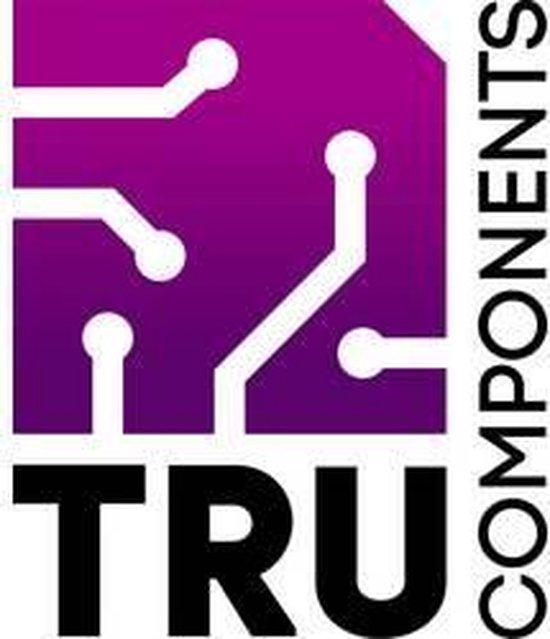Support pour faisceau de câbles TRU COMPONENTS TC-FDR20WE203 20 mm (max) Wit 1 pc(s)