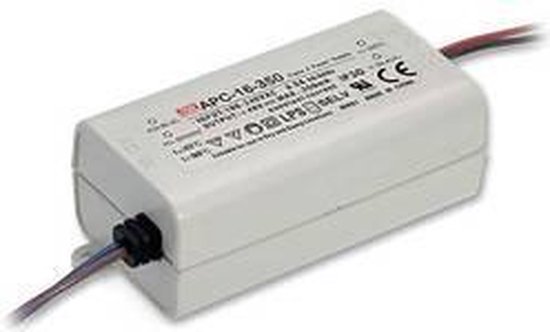 Driver LED 12 - 48 V/ DC 16 W 0,35 A Courant constant Mean Well APC-16-350