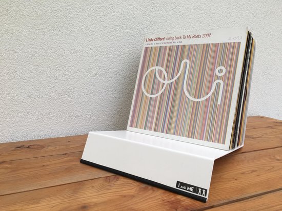 Porte-disques vinyle blanc