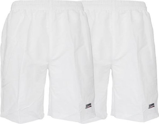 2-Pack Donnay Sportshort - Korte broek - Mannen - White (001) - maat L