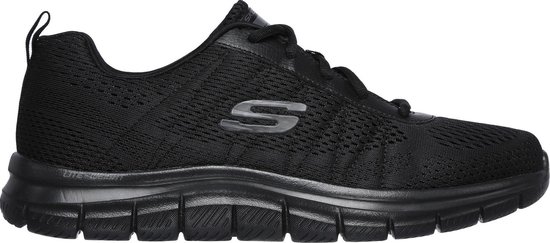 Skechers Track Moulton sneakers zwart - Maat 45