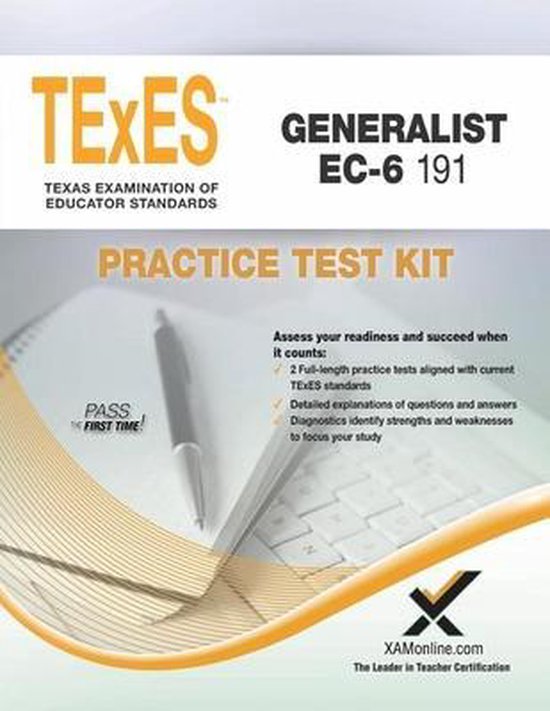 TExES Generalist EC-6 191 Practice Test Kit - cover