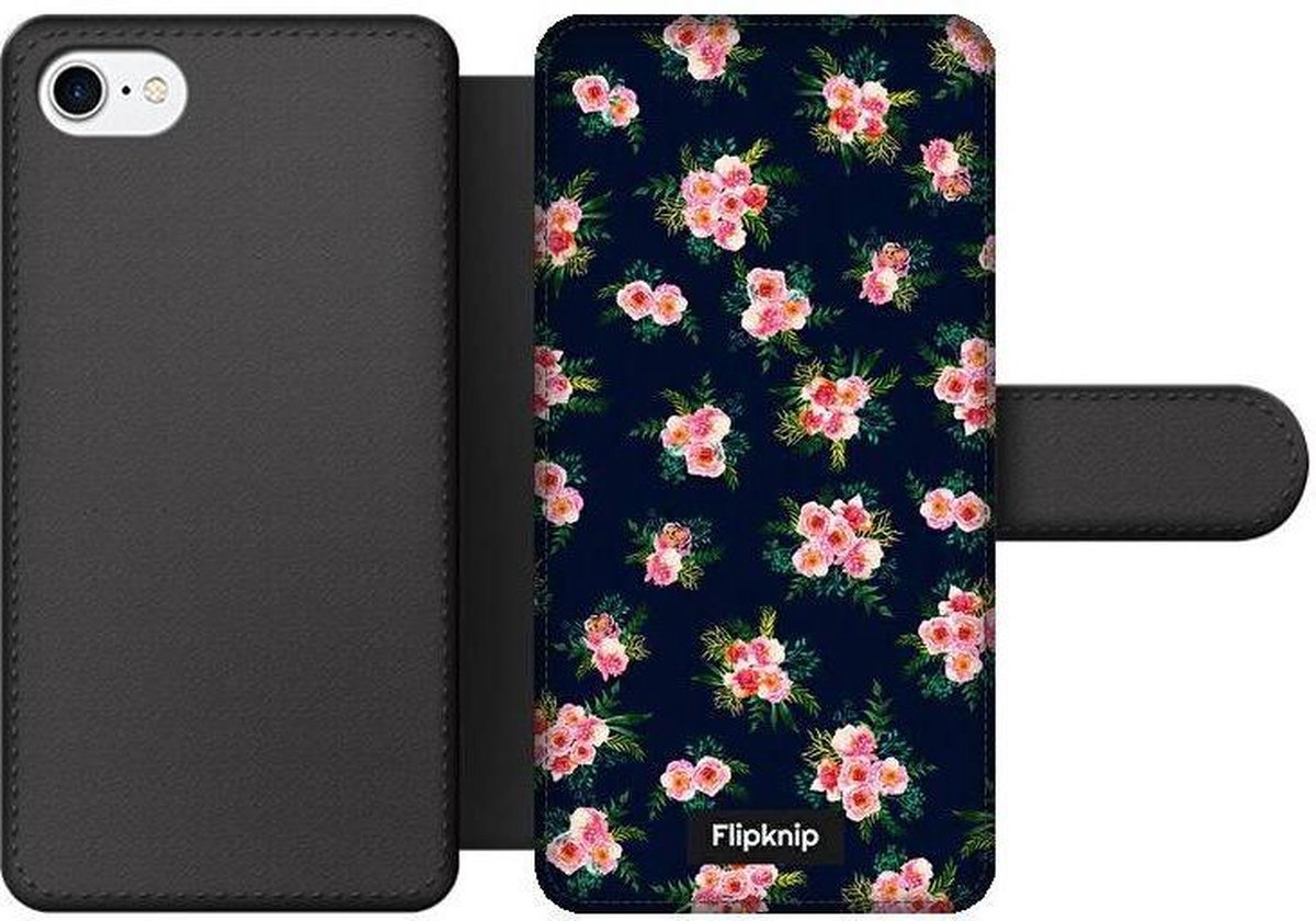 Wallet case - geschikt voor iPhone 7 - Floral N°1