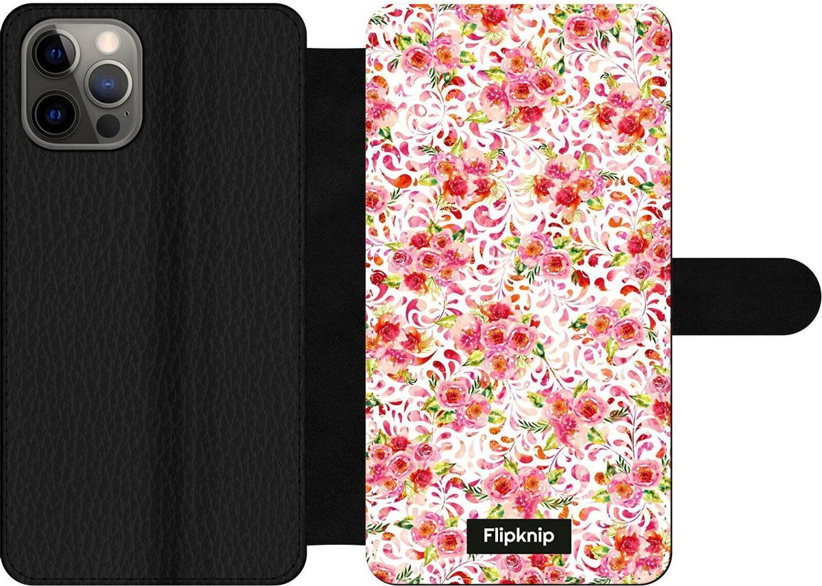 Wallet case - geschikt voor iPhone 12 Pro - Floral N°7