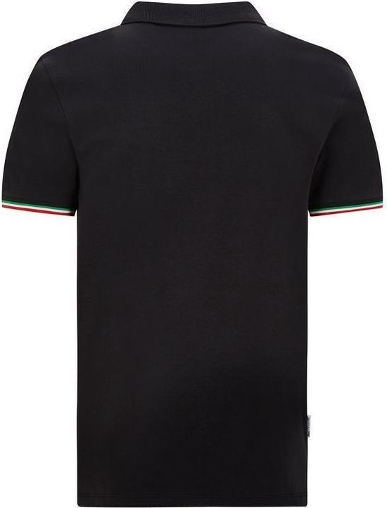 Scuderia Ferrari Italian Flag Polo Black-6 XL - Ferrari