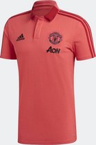 Adidas Manchester United Polo Roze / oranje | Maat XL