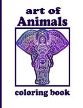 art of Animals coloring book