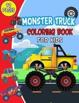 Monster Truck Coloring Book For Kids