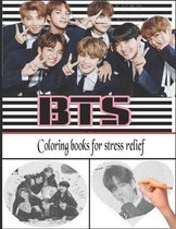 BTS Coloring Book for stress relief