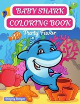 Baby Shark Coloring Book Party Favor