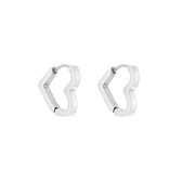 Michelle Bijoux JE12752 Oorring Hart Zilver