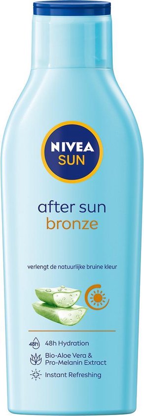 NIVEA SUN Aftersun Bronze Hydraterende Lotion - Hydrateert, kalmeert en bruint - Met aloë vera en pro-melanine extract - 200 ml - NIVEA