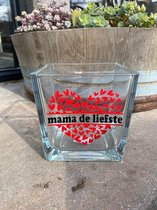 Accubak met de tekst Mama de Liefste / moederdag cadeau / mama / verjaardag / cadeau