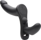 SU Double Take - Penetration - Strap-On Harness - Black - Strap On Vibrators