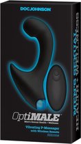 Vibrating P-Massager W/Remote-Black - Anal Vibrators