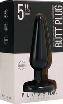 Butt Plug - Basic - 5 Inch - Black - Butt Plugs & Anal Dildos