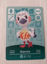 Amiibo animal crossing new horizons origineel Eu Blanche 262 kaart