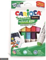 Carioca Temperello 10 Textielverfstiften