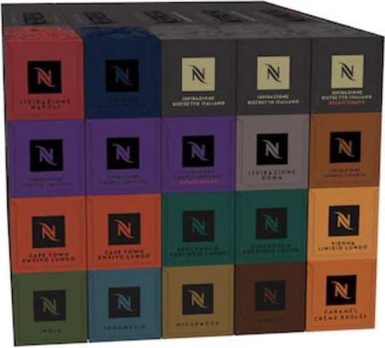 Nespresso Intens pakket – Koffie cups 200 capsules | bol.com