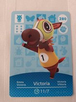 Amiibo animal crossing new horizons origineel Eu Victoria 280 kaart