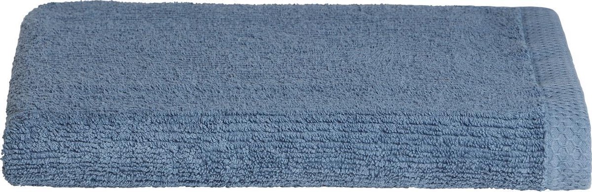 Seahorse Ridge badlakens 70x140 cm - Set van 5 - Jeans blauw