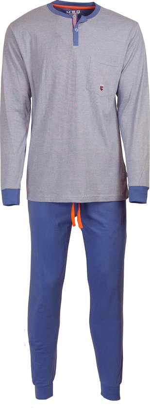 M.E.Q. - Heren Pyjama - Licht Blauw - Maat S
