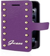 Guess - Studded Folio Case - iPhone 5c - paars