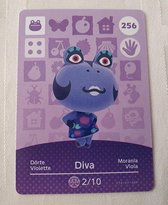 Amiibo animal crossing new horizons origineel Eu Diva 256 kaart