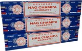 3 stuks Wierook Satya Nag Champa - Agarbatti klassiek staafjes