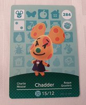 Amiibo animal crossing new horizons origineel Eu Chadder 284 kaart