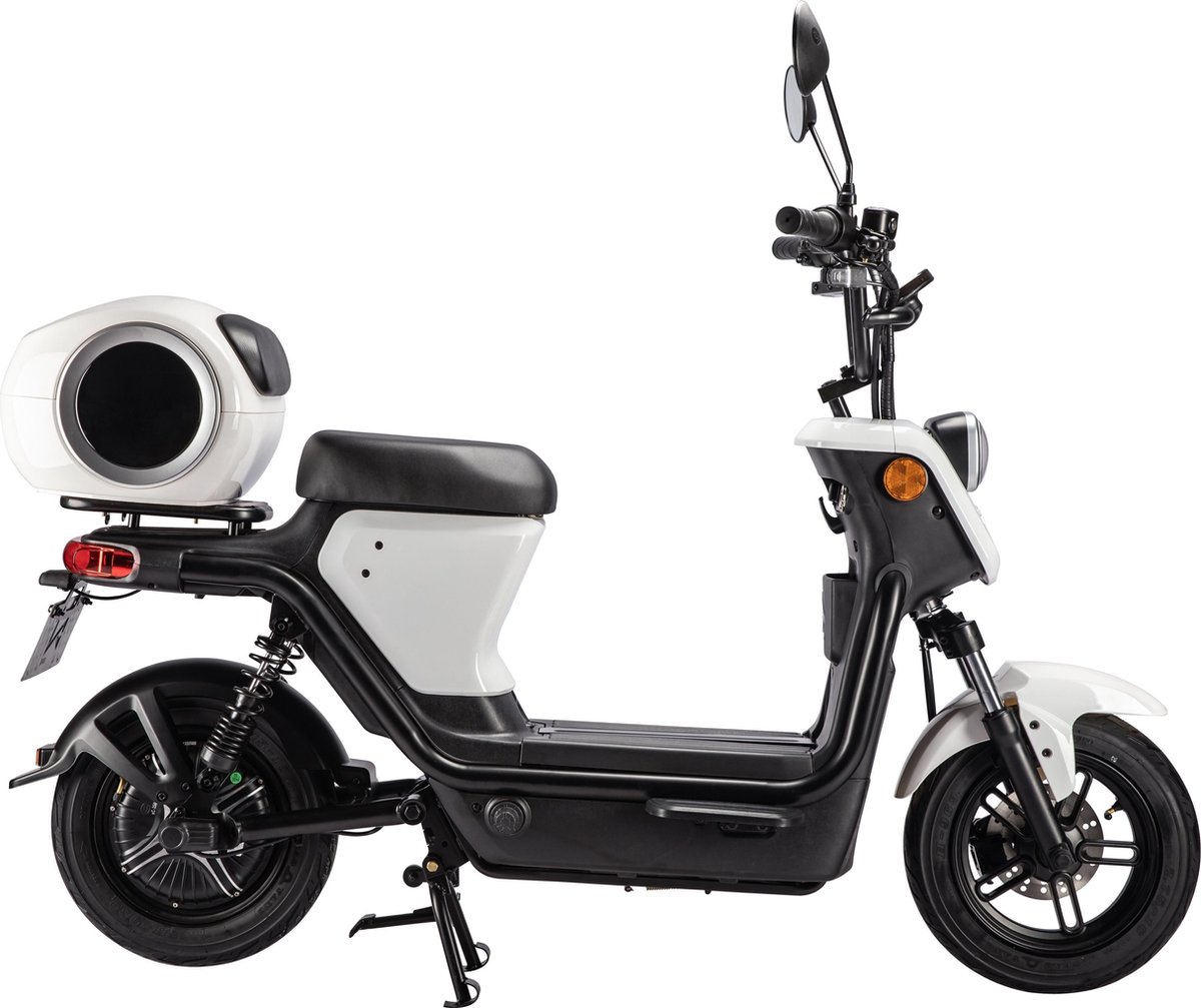 Evomaxx E scooter Pearl White + BOSCH motor, Lithium-Ion accu uitneembaar, actieradius 50-80 km* Bla