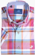 Eden Valley Korte mouw Overhemd - 215413-Regular Rose (Maat: XL)