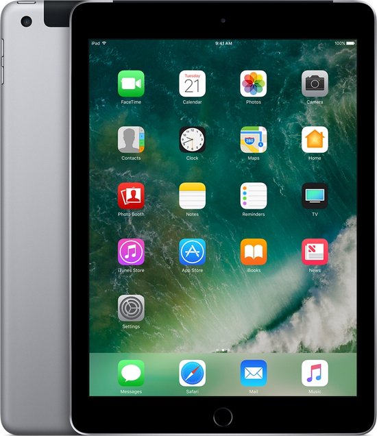 Apple iPad 2017 WiFi + 4G 128GB Black | bol.com