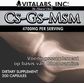 VitaTabs Cs/Gs/Msm Glucosamine Complex - 200 capsules - Voedingssupplement