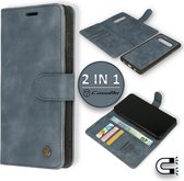 Casemania Hoesje Geschikt voor Apple iPhone XR Shadow Gray - 2 in 1 Magnetic Book Case