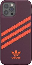 Adidas - iPhone 12 Pro Hoesje - Moulded Case PU Bordeaux Rood