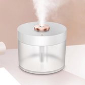 HomeAssets - Aroma diffuser 780ML voor Aromatherapie - Luchtbevochtiger - Geurverspreider - Sfeervolle LED verlichting - Modern design - Wit