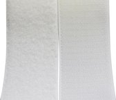 Klittenband Naaibaar Wit Niet-Plakbaar 25 mm - 1 m