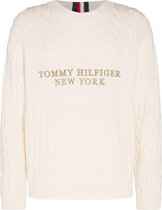 Tommy Hilfiger Trui Cable Logo Ivory (MW0MW15460 - YBI)