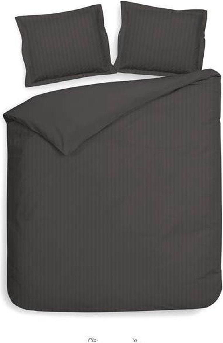 Heckettlane Banda - Dekbedovertrek - Tweepersoons - 200x200/220 cm - Dark Gull Grey