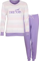 dames pyjama katoen streep maat: XL