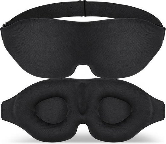 Hållbar Premium Slaapmasker - Oogmasker - 3D - 100% Verduisterend - Traagschuim - Slaap Masker - Oog Masker - Zeer zacht en comfortabel