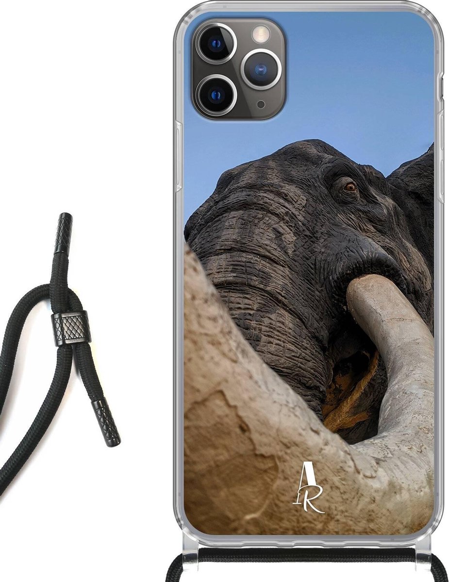 iPhone 11 Pro Max hoesje met koord - Elephant