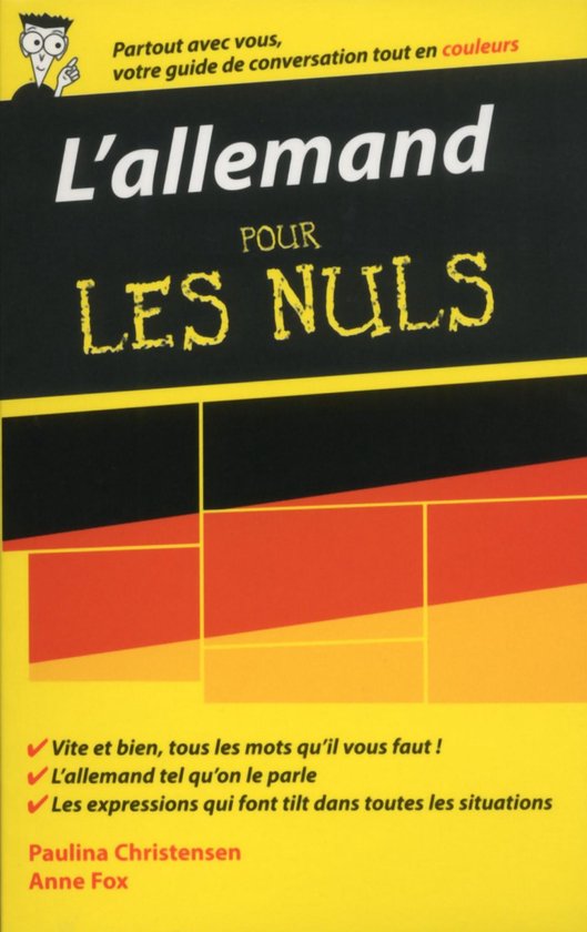 L'Allemand - Guide de conversation Pour les Nuls, 2e - cover