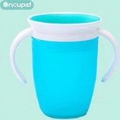 Antilekbeker - Oefenbeker - Magic Cup - 360° - Turquoise - Baby - Peuter - Dreumes - BPA Vrij