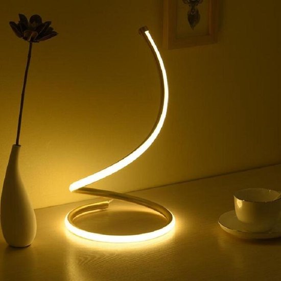 reguleren desinfecteren hardwerkend direct-ledverlichting LED Spiraal Tafellamp Thuis Woonkamer Slaapkamer  Decoratie... | bol.com