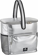 BE CooL City Basket Coolingbag 17,5 Ltr Silver | Koeltas | Premium | Design | Beach | Outdoor |Zilver