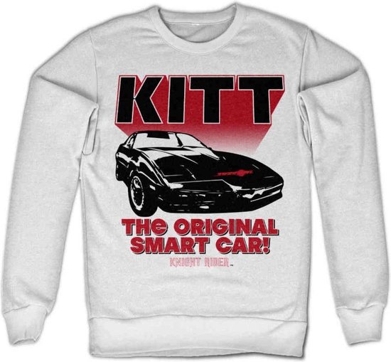 Knight Rider - KITT The Original Smart Car Sweater/trui - XL - Wit