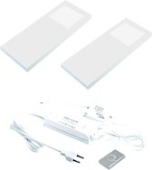Keukenverlichting dimbaar | HERA Saksen Wit | 3000K | set van 2